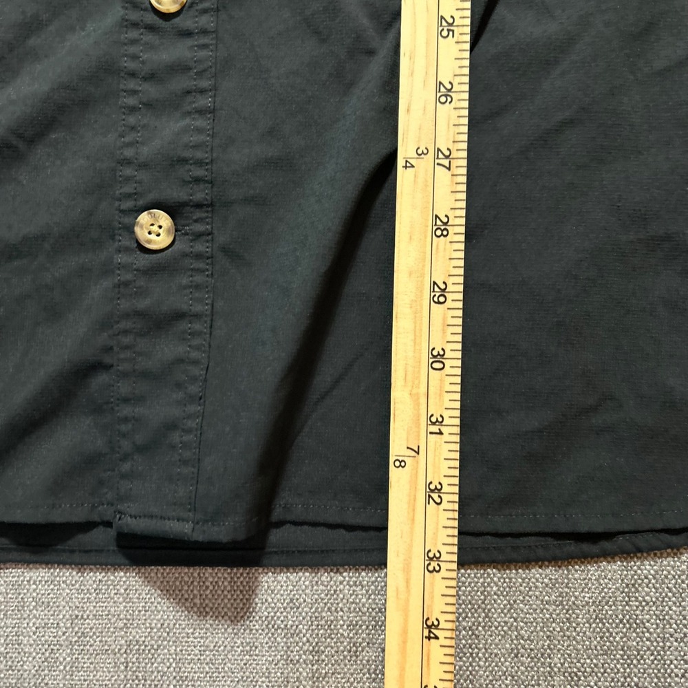 Duluth Trading Co Button Down Mens XL Tall Black Untucked Ripstop Ventilated - Picture 3 of 6